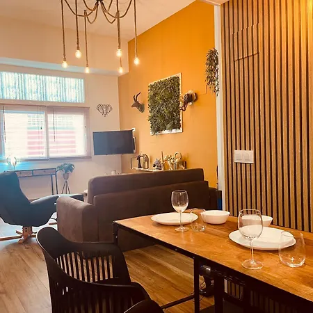 Duplex Tipo Loft De Estilo Selvatico Y Safari, Con Encanto Y A Pasos Del Mar 公寓 瓦伦西亚