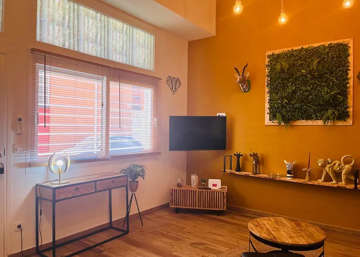 Duplex Tipo Loft De Estilo Selvatico Y Safari, Con Encanto Y A Pasos Del Mar ולנסיה